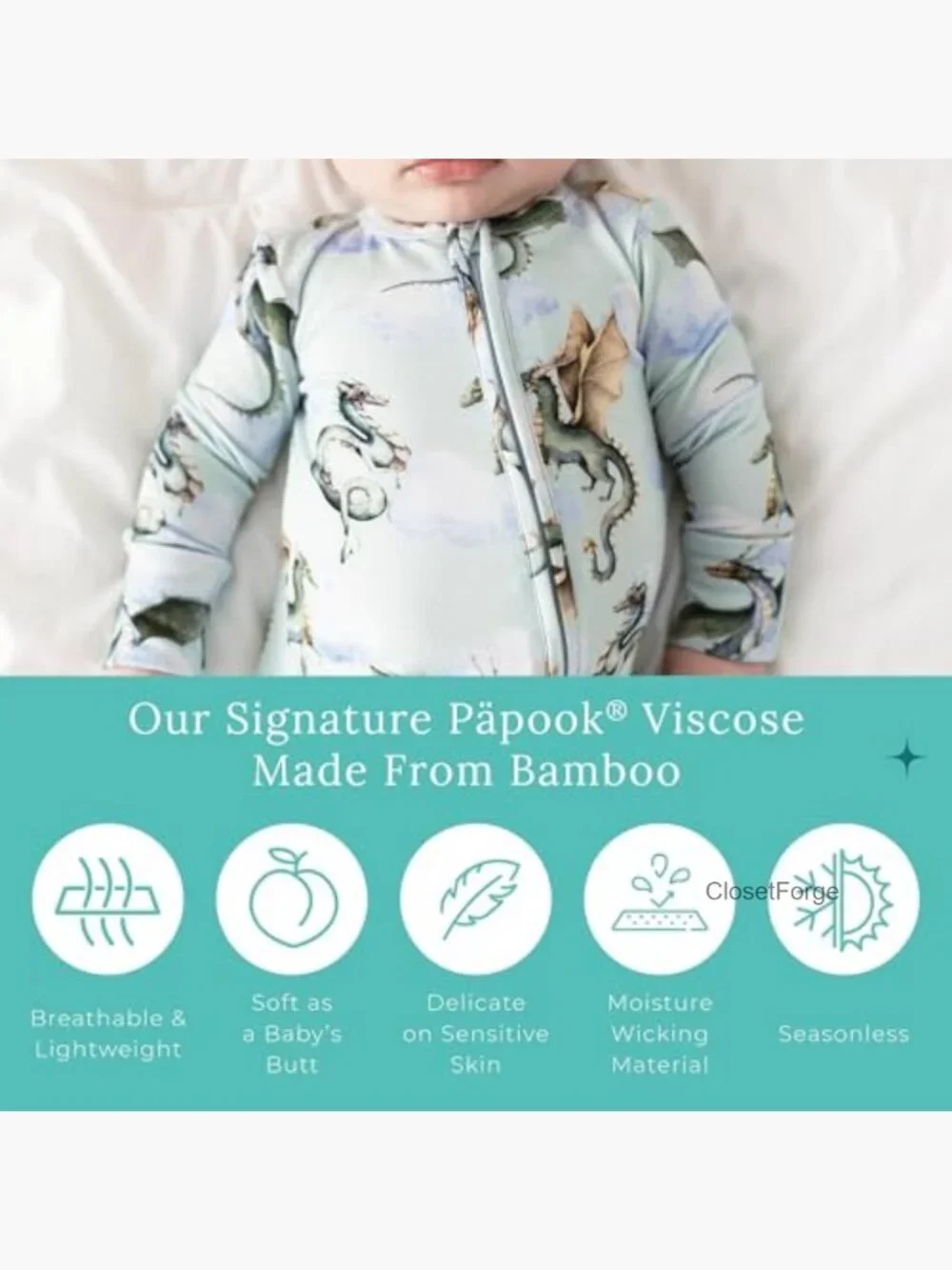 Convertible Footless Baby Sleeper with 2 Way Zipper Pajama